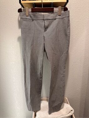 Banana Republic Men's Black & White Micro Houndstooth Dress Pants